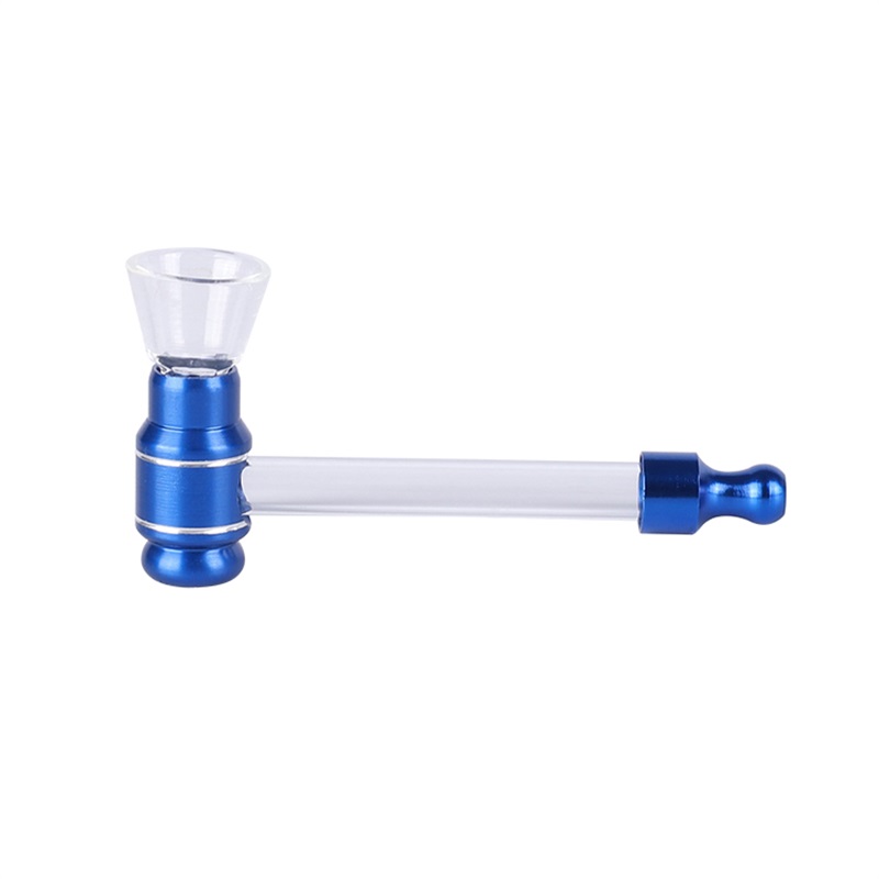 B013 Aluminum Alloy Smoking Pipe Glass 55721