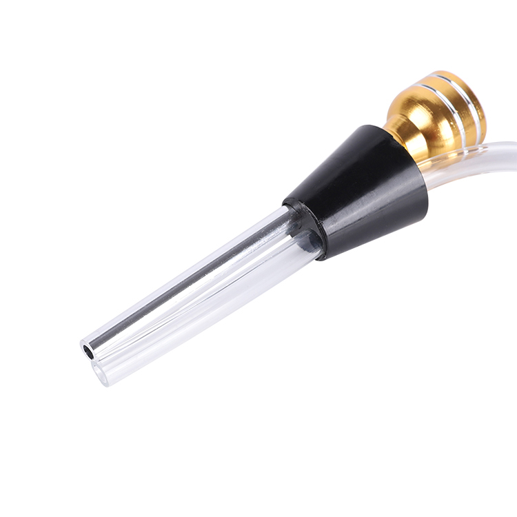 B011 Colorful Glass Bottle Smoking Pipe